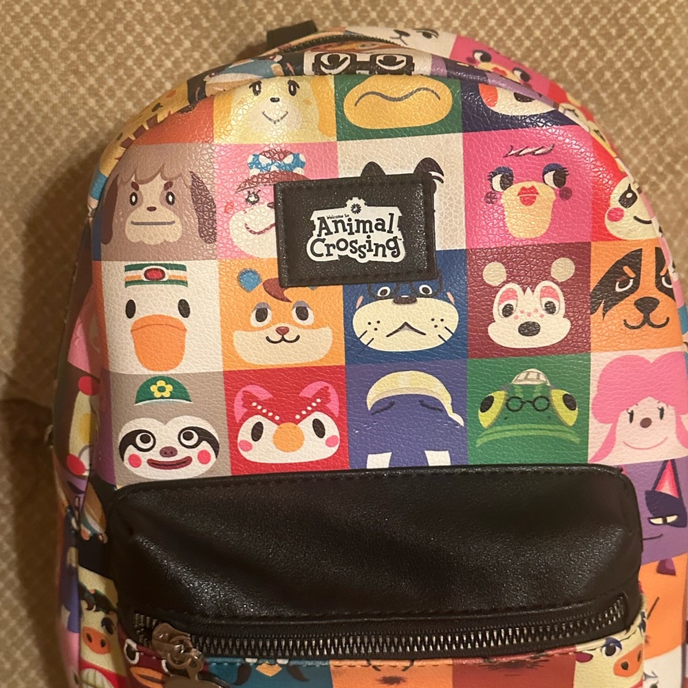 Animal Crossing Bioworld Character Grid Mini Backpack - Picture 3 of 8
